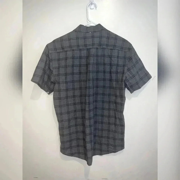 Billy Reid Tuscumbia Standard Fit Plaid Short Sleeve Flannel Button-Down Shirt - Picture 6 of 7